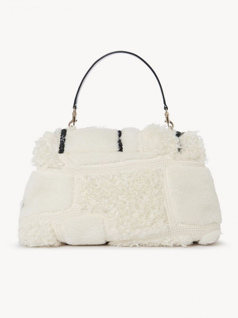 Sacs À Bandoulière Chloe Penelope Large Soft Blanche | CHE-SR13442