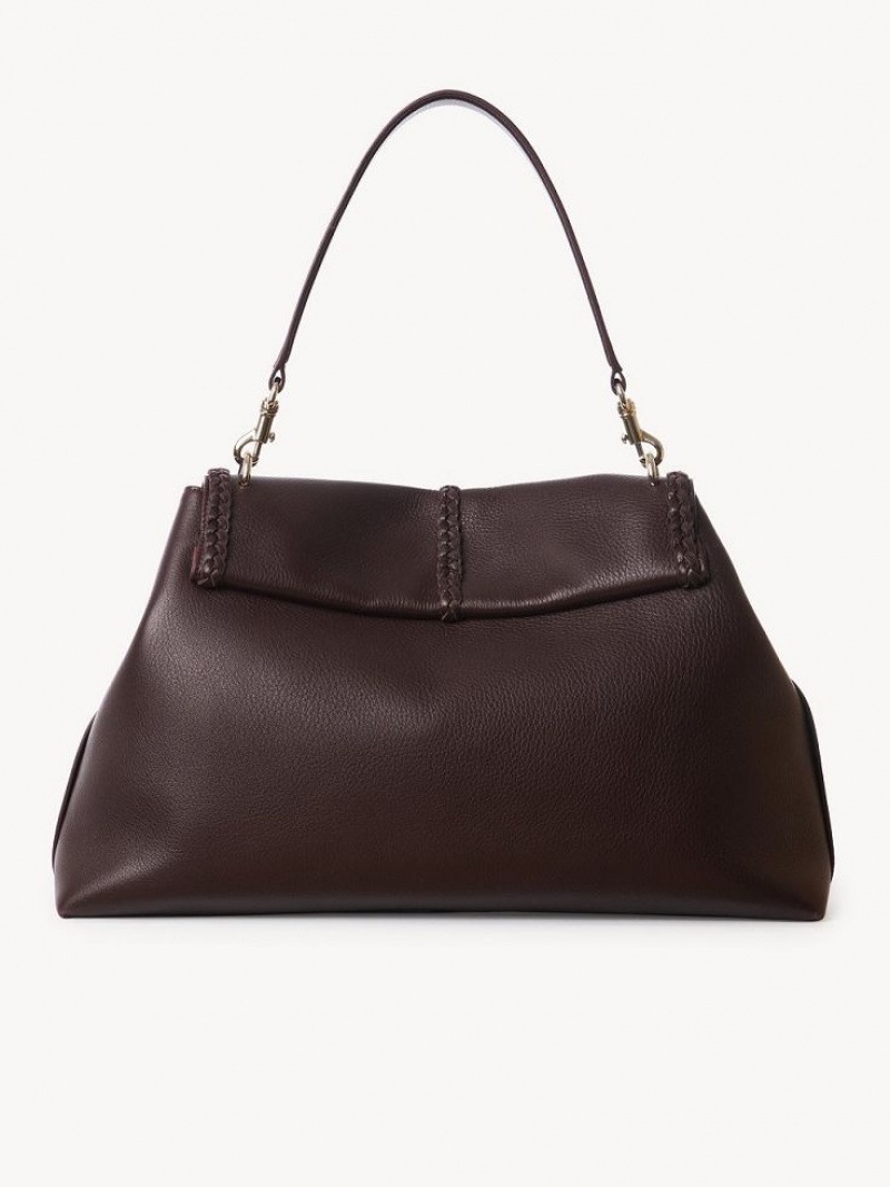 Sacs À Bandoulière Chloe Penelope Large Soft Noir | CHE-SR13446