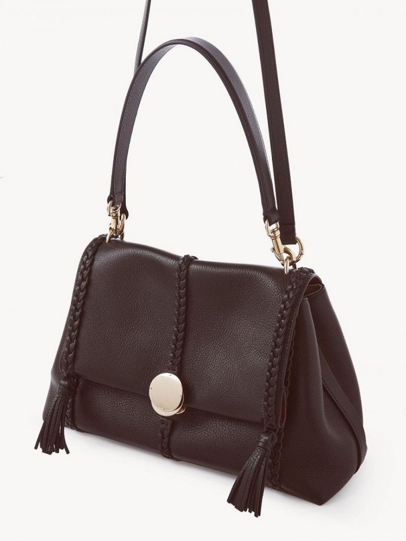 Sacs À Bandoulière Chloe Penelope Medium Soft Noir | CHE-SR13445