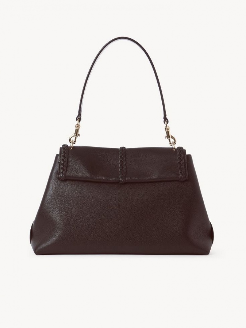 Sacs À Bandoulière Chloe Penelope Medium Soft Noir | CHE-SR13445