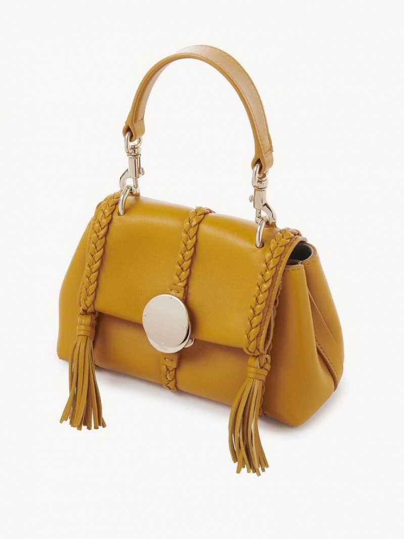 Sacs À Bandoulière Chloe Penelope Mini Soft Jaune | CHE-SR13450