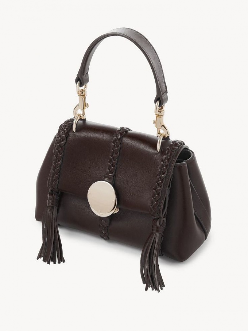 Sacs À Bandoulière Chloe Penelope Mini Soft Noir | CHE-SR13451