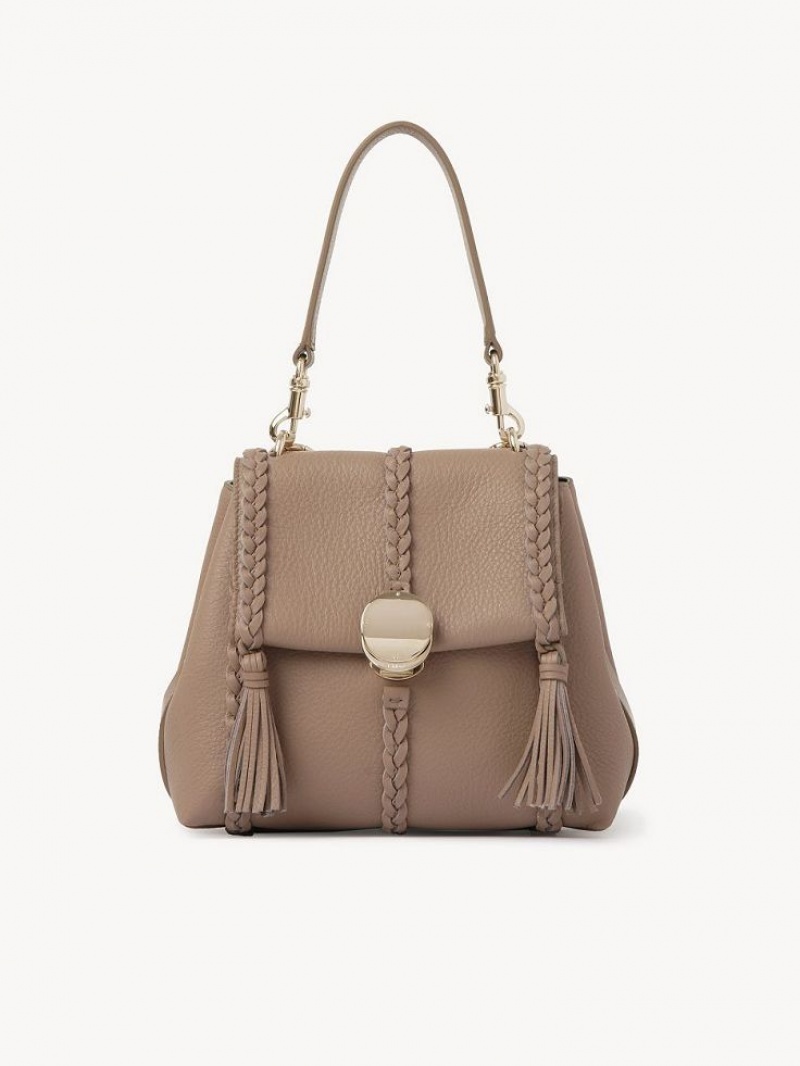 Sacs À Bandoulière Chloe Penelope Small Soft Marron | CHE-SR13456