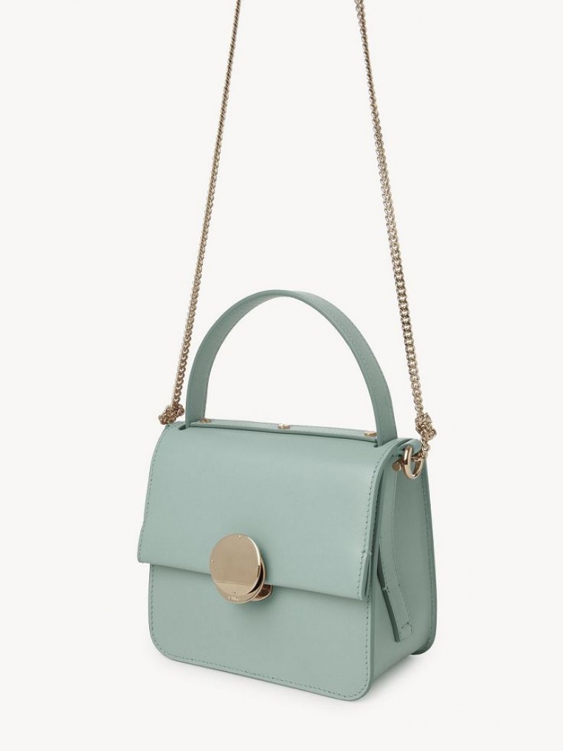 Sacs À Bandoulière Chloe Penelope Small Top Handle Vert | CHE-SR13453