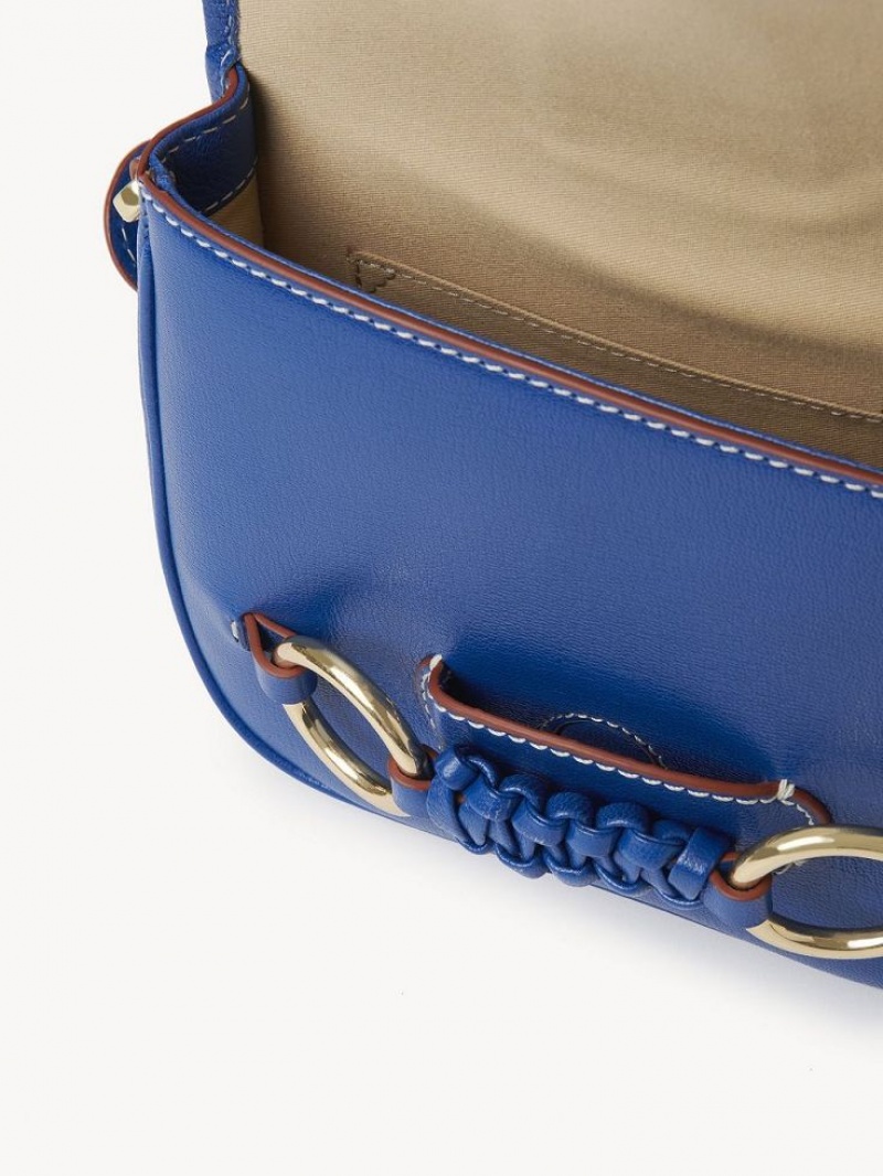 Sacs À Bandoulière Chloe Saddie Satchel Bleu | CHE-SR14587