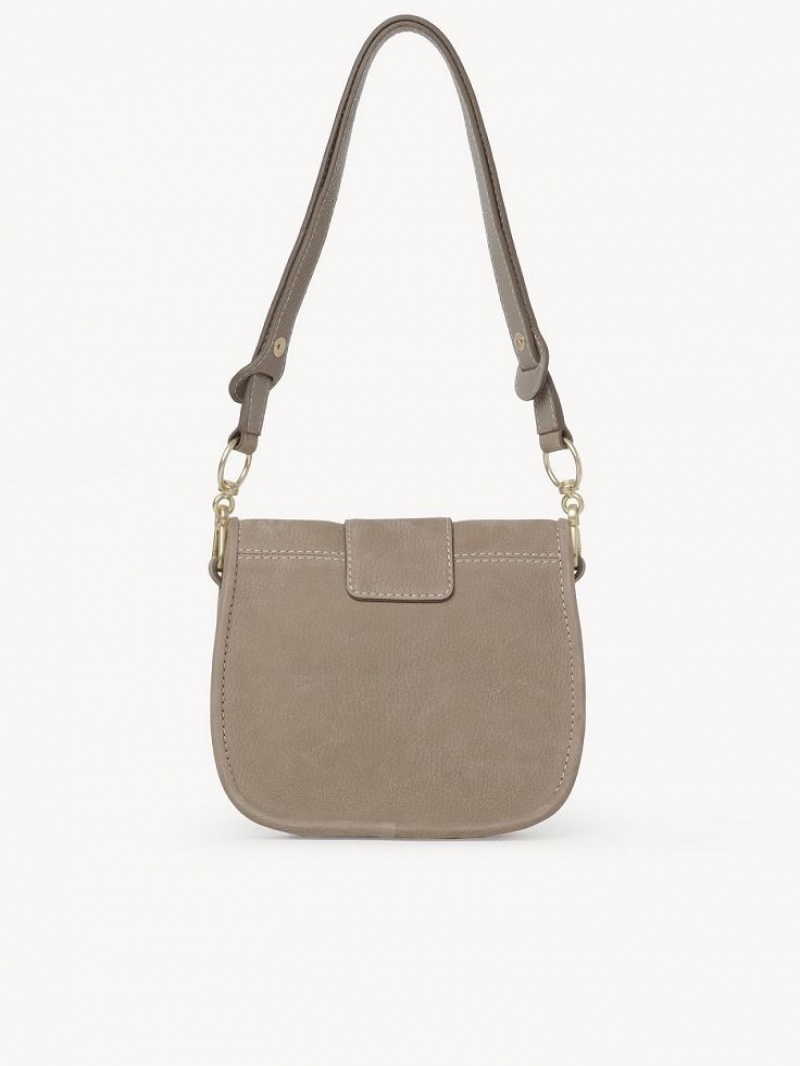 Sacs À Bandoulière Chloe Saddie Satchel Grise | CHE-SR14666