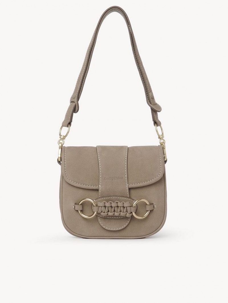 Sacs À Bandoulière Chloe Saddie Satchel Grise | CHE-SR14666