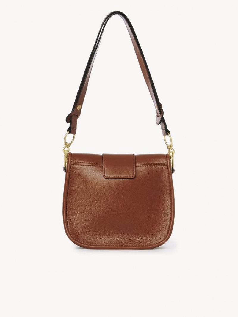 Sacs À Bandoulière Chloe Saddie Satchel Marron | CHE-SR14632