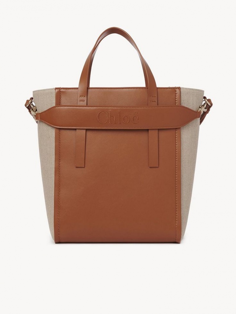 Sacs À Bandoulière Chloe Sense Medium Marron | CHE-SR13424