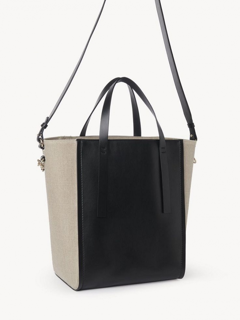 Sacs À Bandoulière Chloe Sense Medium Noir | CHE-SR13423