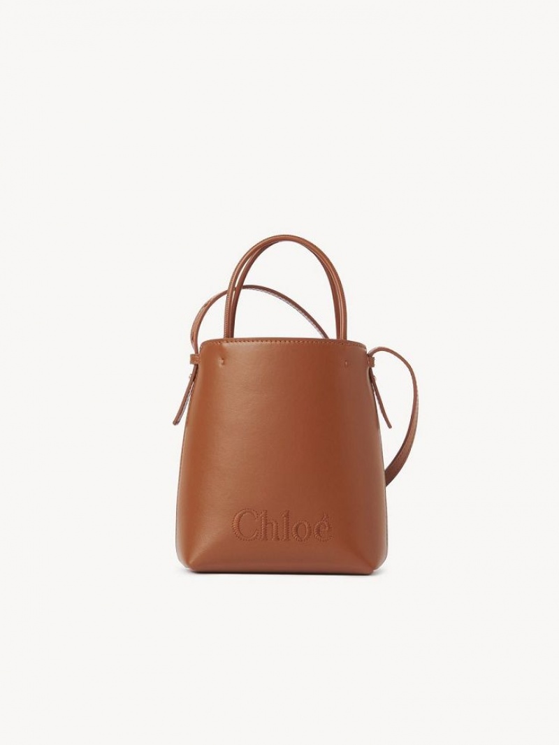 Sacs À Bandoulière Chloe Sense Micro Marron | CHE-SR13406