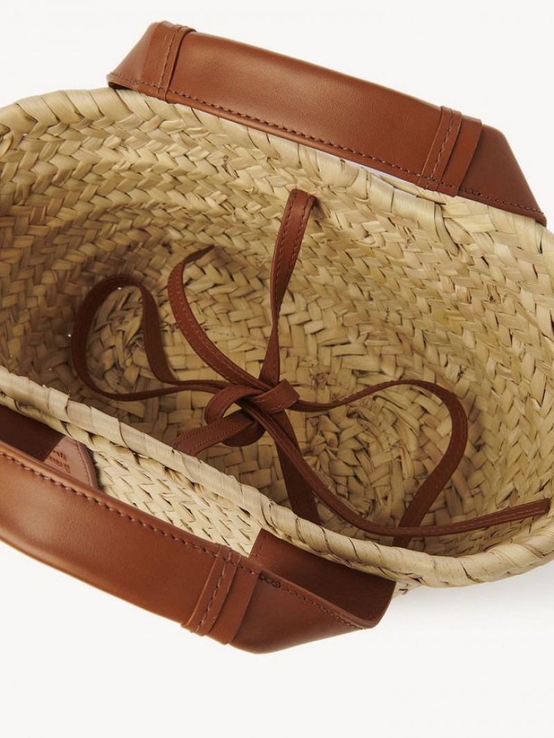 Sacs À Bandoulière Chloe Sense Small Basket Marron | CHE-SR13403