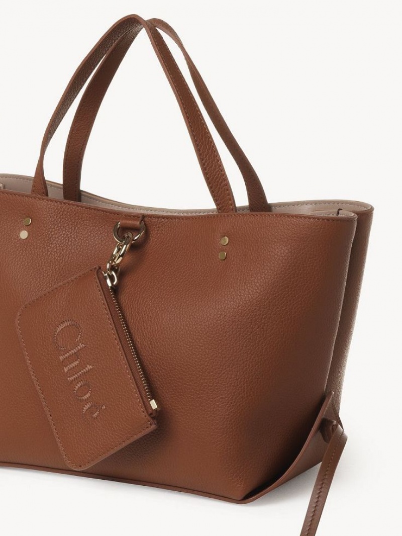 Sacs À Bandoulière Chloe Sense Small East-west Marron | CHE-SR13422