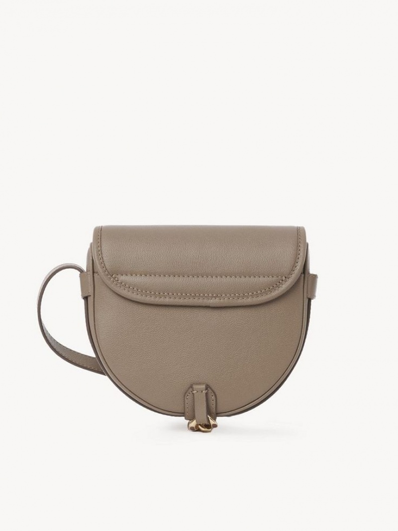 Sacs À Bandoulière Chloe Small Mara Saddle Grise | CHE-SR14627