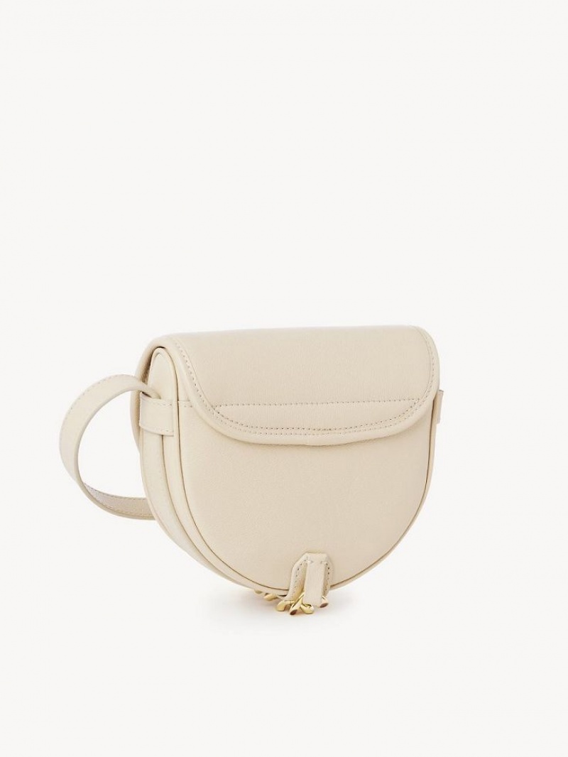 Sacs À Bandoulière Chloe Small Mara Saddle Beige | CHE-SR14628