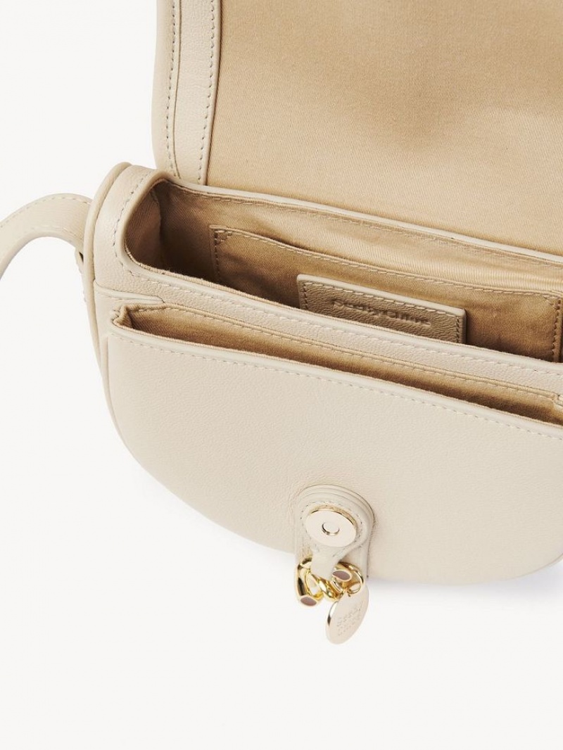 Sacs À Bandoulière Chloe Small Mara Saddle Beige | CHE-SR14628