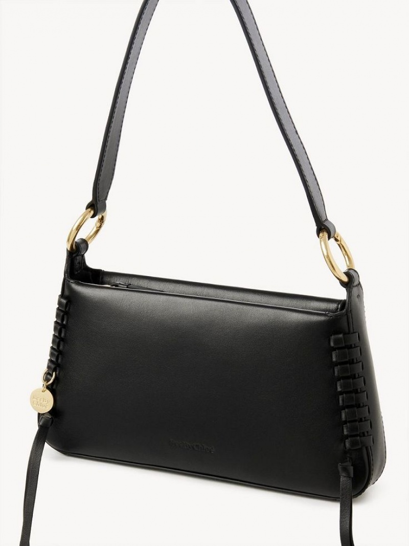 Sacs À Bandoulière Chloe Tilda Uette Noir | CHE-SR14655