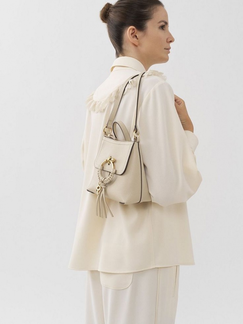 Sacs À Dos Chloe Joan Beige | CHE-SR14793