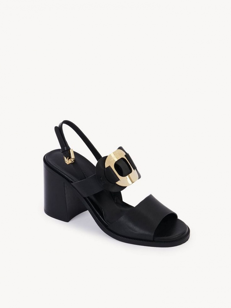 Sandale Chloe Chany High-heel Noir | CHE-SR14834