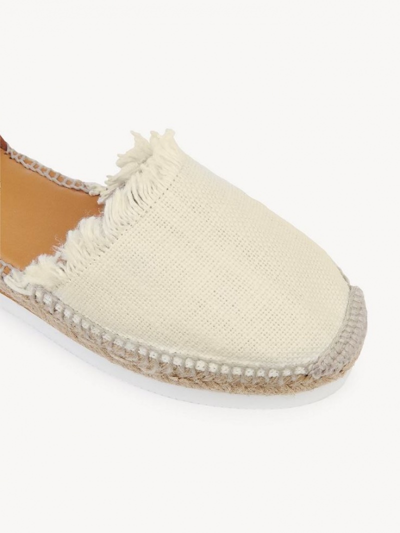 Sandale Chloe Glyn Espadrillas Blanche | CHE-SR14820