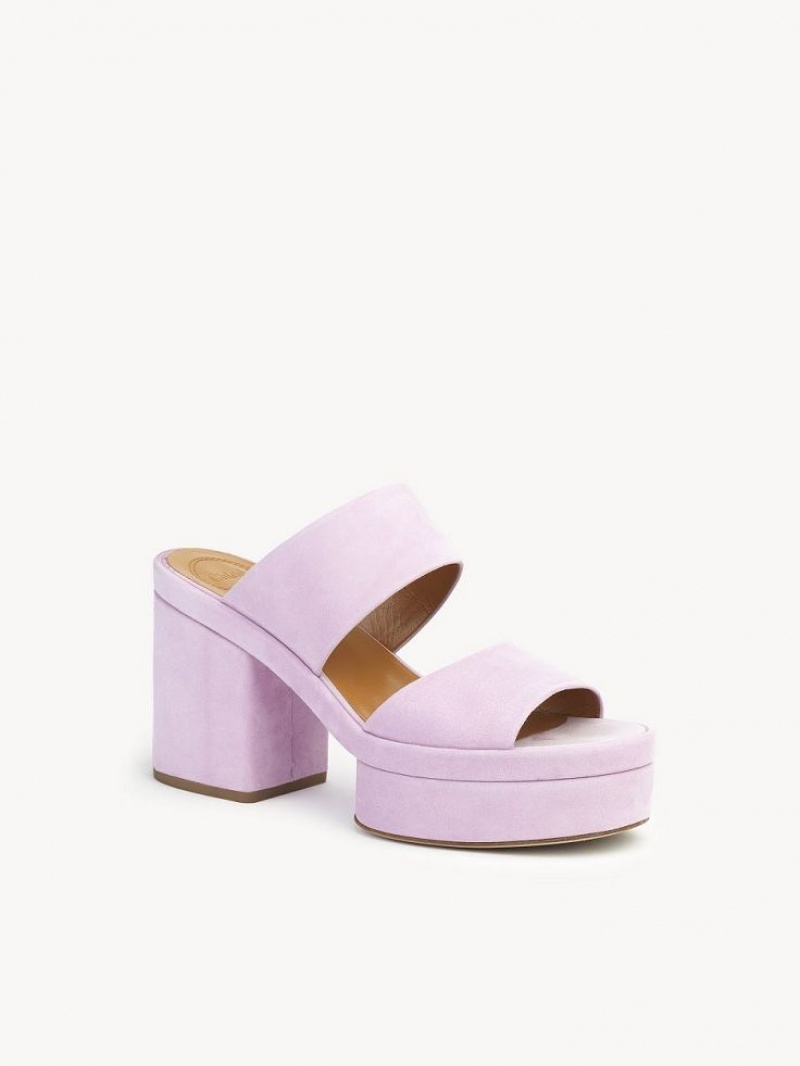 Sandale Chloe Odina High-heel Violette | CHE-SR14183