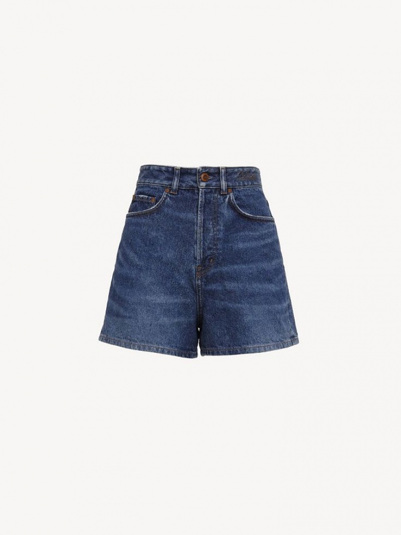 Short Chloe Dukuno Denim Bleu | CHE-SR13979