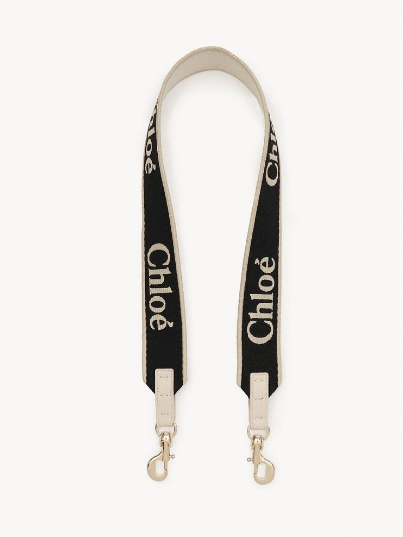 Strap Chloe Brides Noir Beige | CHE-SR13764