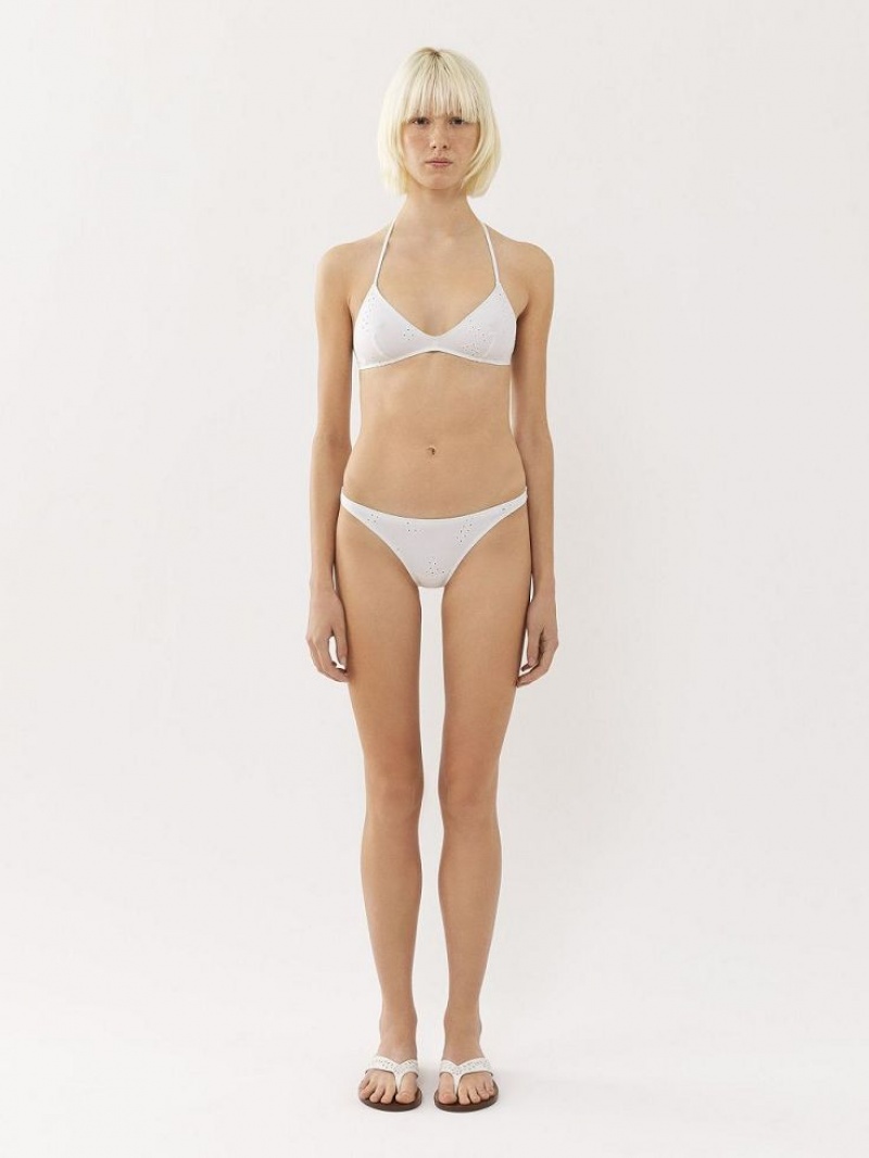 Tenue De Plage Chloe X Eres Peru Bikini Bottom Blanche | CHE-SR14123