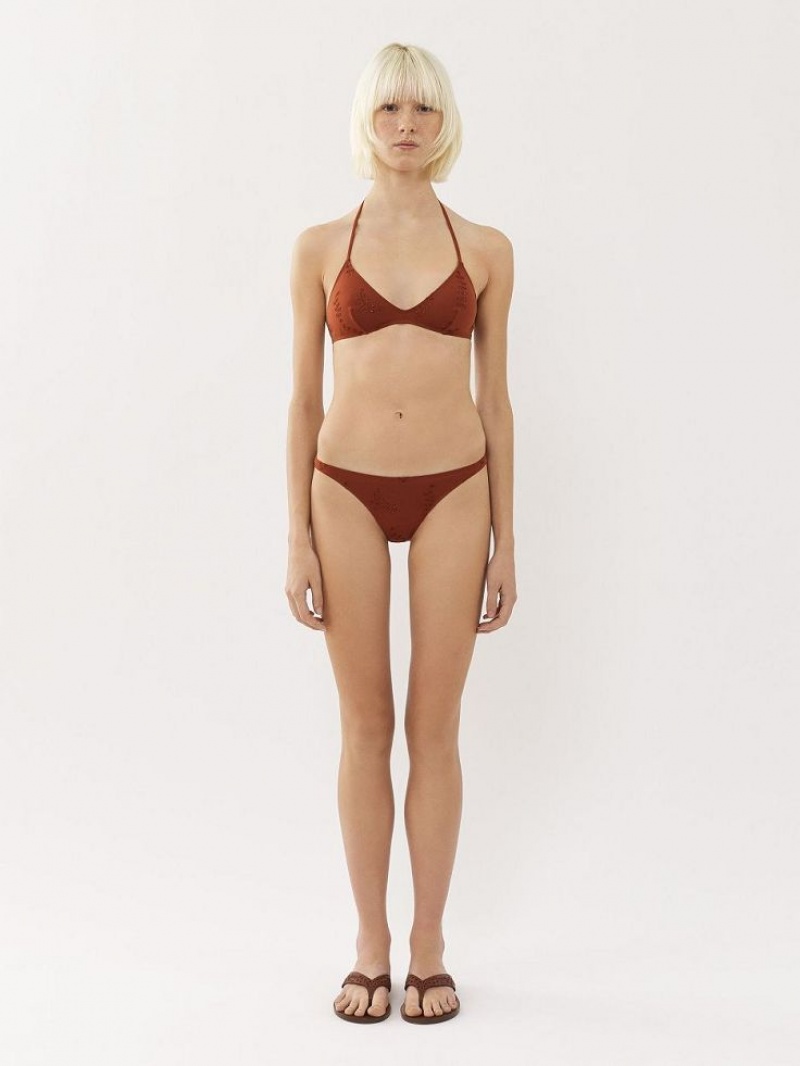 Tenue De Plage Chloe X Eres Peru Bikini Bottom Rouge | CHE-SR14129