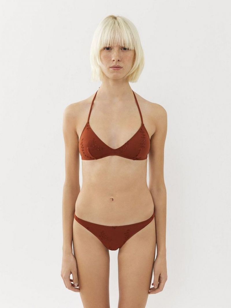 Tenue De Plage Chloe X Eres Peru Bikini Bottom Rouge | CHE-SR14129